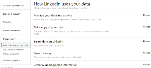 28 Ways To Manage Data Linkedin Collects On You Image 1